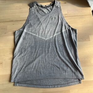 Women’s Nike Dri-Fit Grey Running Tank, Large
